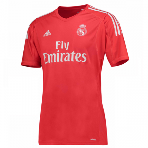 Real Madrid Goalkeeper Soccer Jersey 2017/18 Red